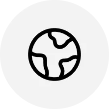 NobelSMS global SMS reach icon — reliable delivery across 200+ countries